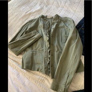 New York & Co. Military green blazer